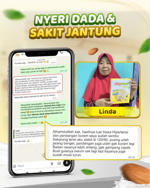 TESTIMONI NYERI DADA DAN SAKIT JANTUNG