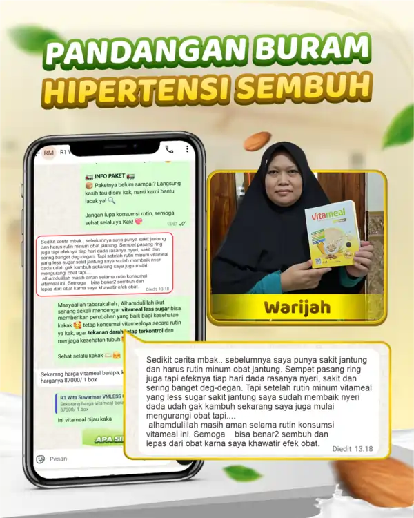TESTIMONI PANDANGAN BURAM HIPERTENSI SEMBUH